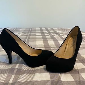 Black Suede Heels